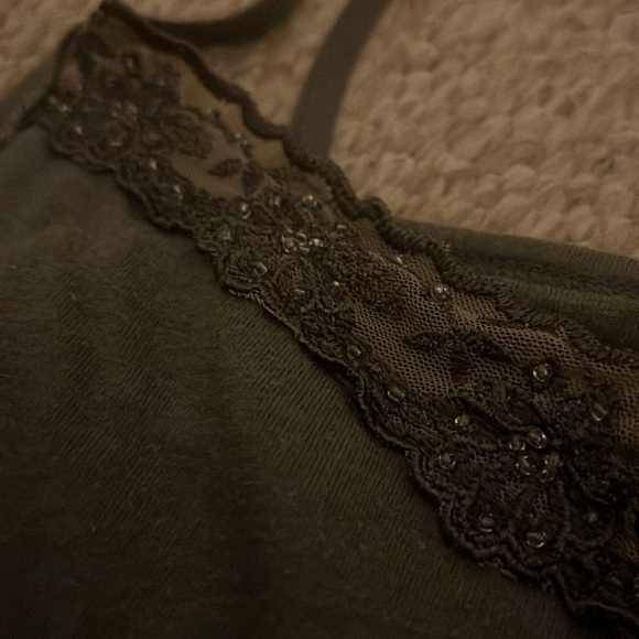 Y2K aborable babydoll beaded tank top - Picture 4 of 7